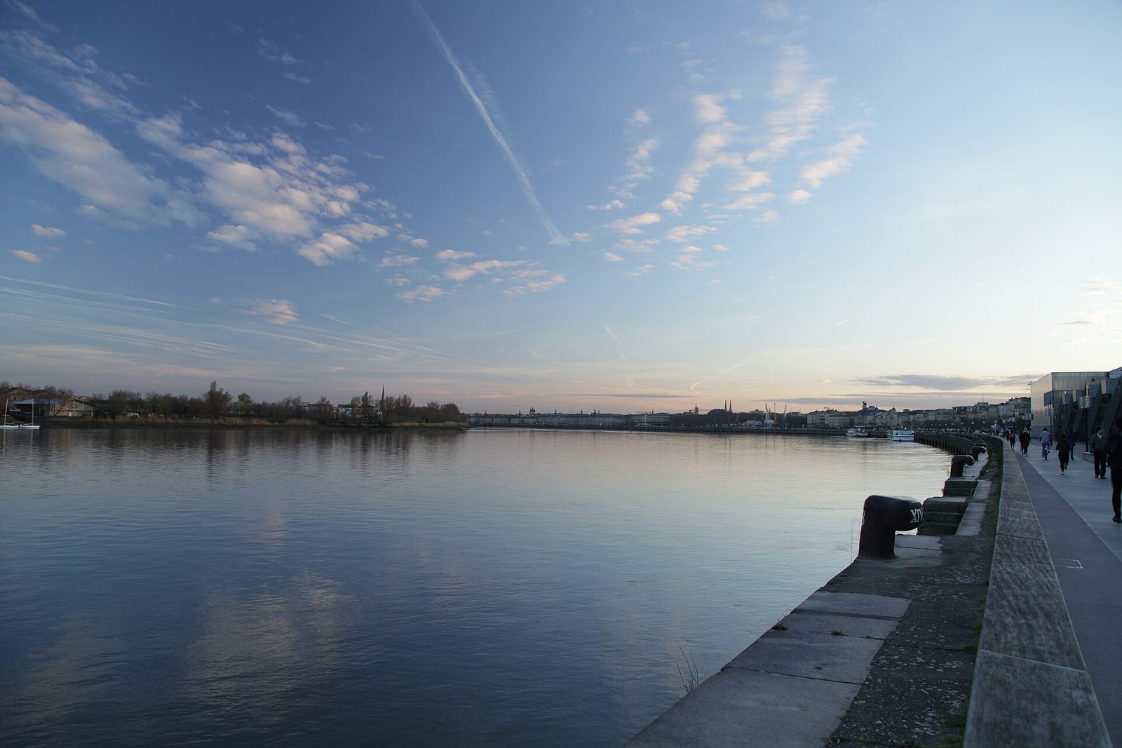 The banks of the Garonne in Bordeaux