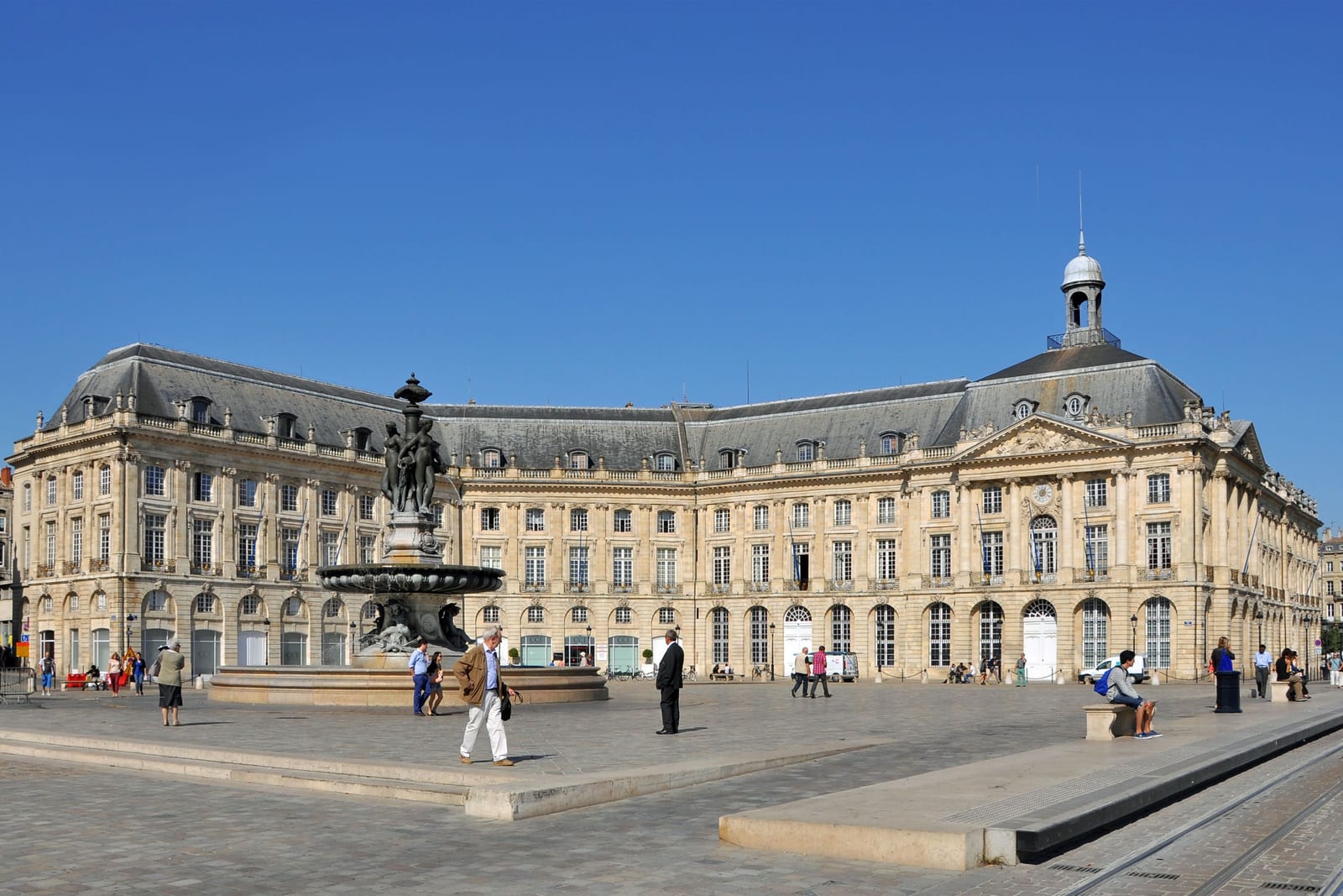Place de la Bourse in Bordeaux