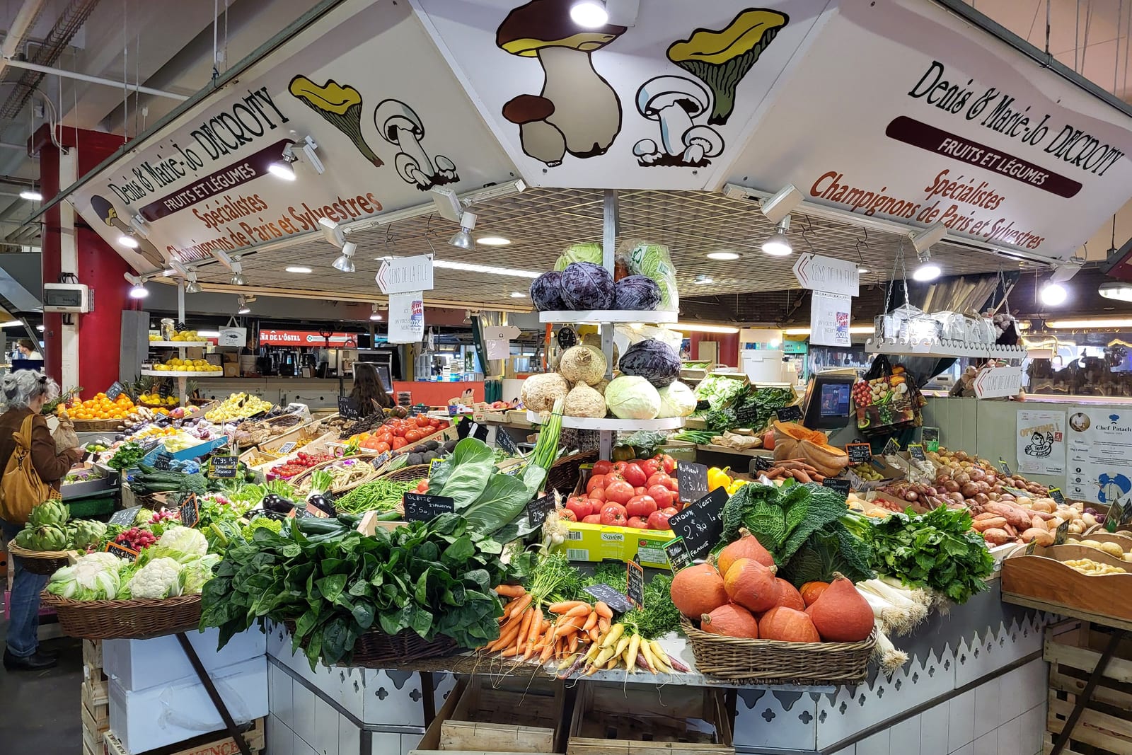 Capucins Market in Bordeaux